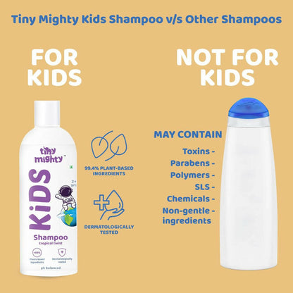 Tiny Mighty Kids Shampoo, Body Wash And Body Lotion Combo