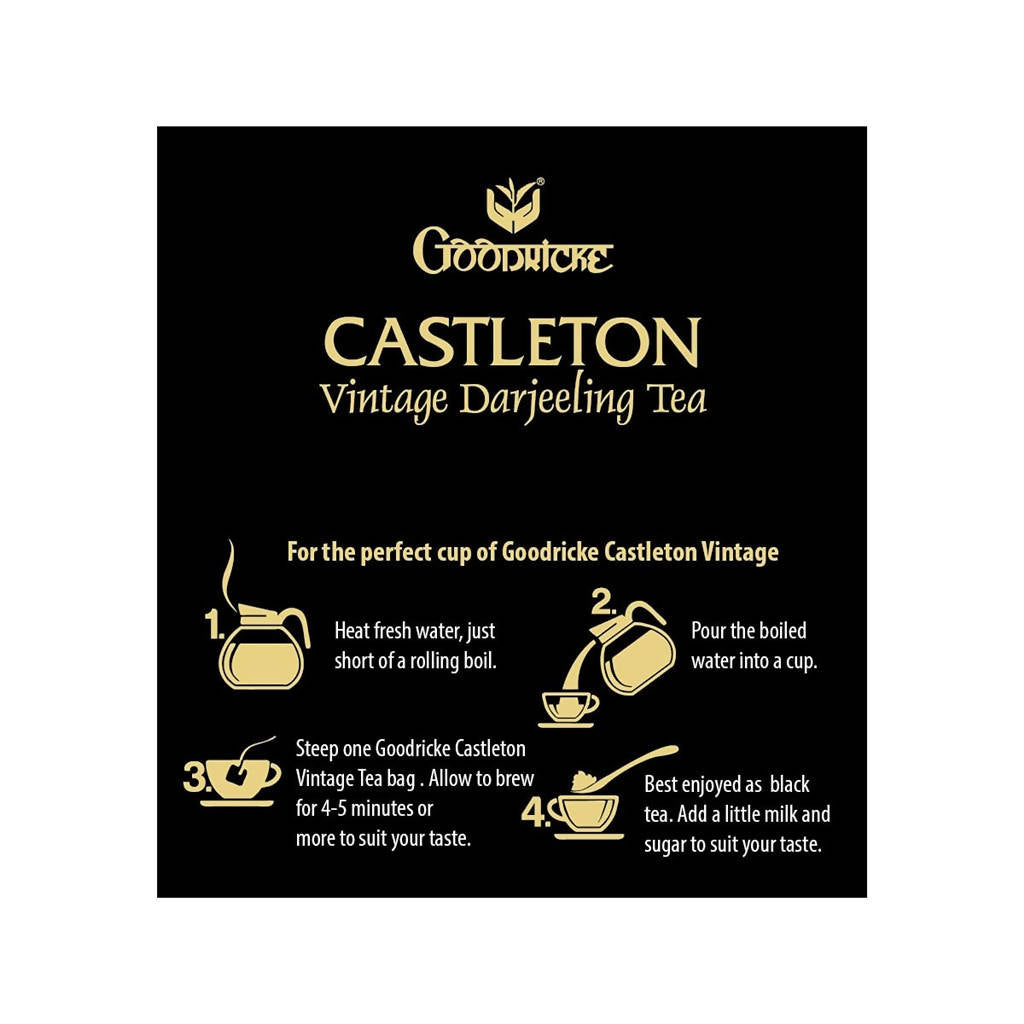 Goodricke Castleton Vintage Darjeeling Tea Bags