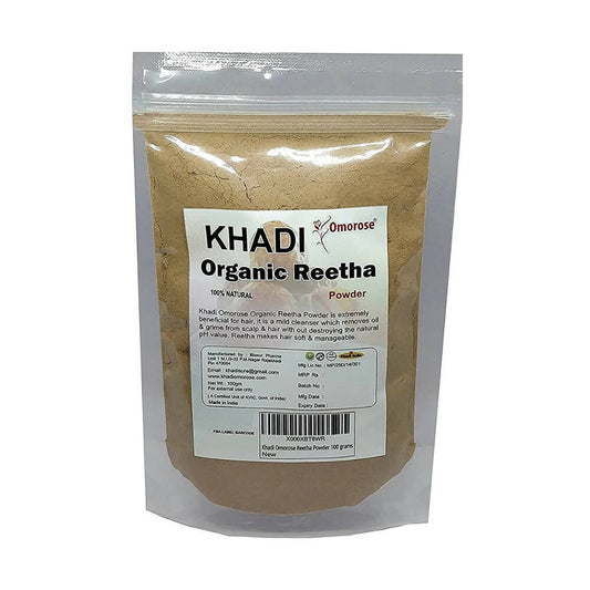 Khadi Omorose Organic Reetha Powder For Hair -  buy in usa canada australia