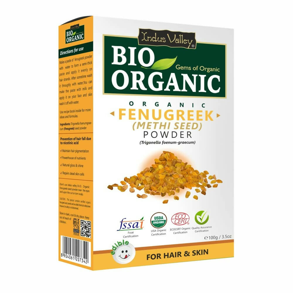 Indus Valley Bio Organic Fenugreek (Methi Seed) Powder -  buy in usa canada australia
