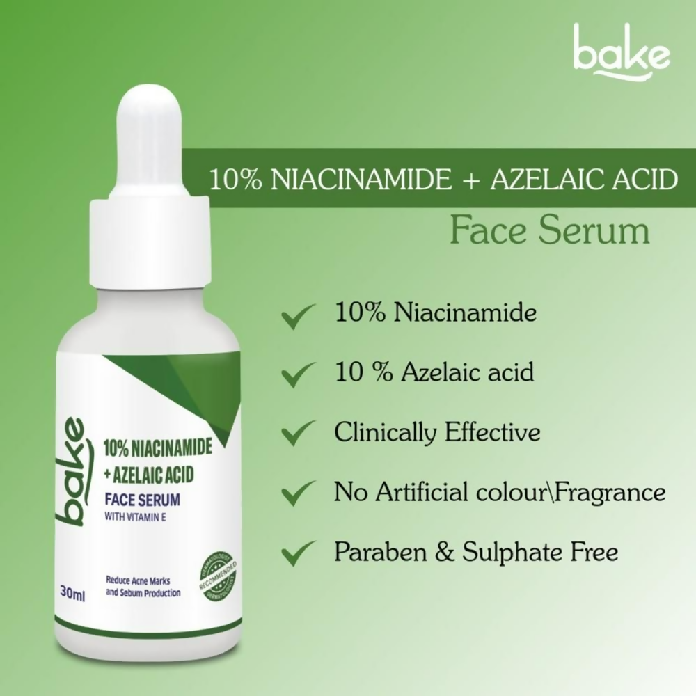 Bake 10% Niacinamide & Azelaic Acid Face Serum With Vitamin E