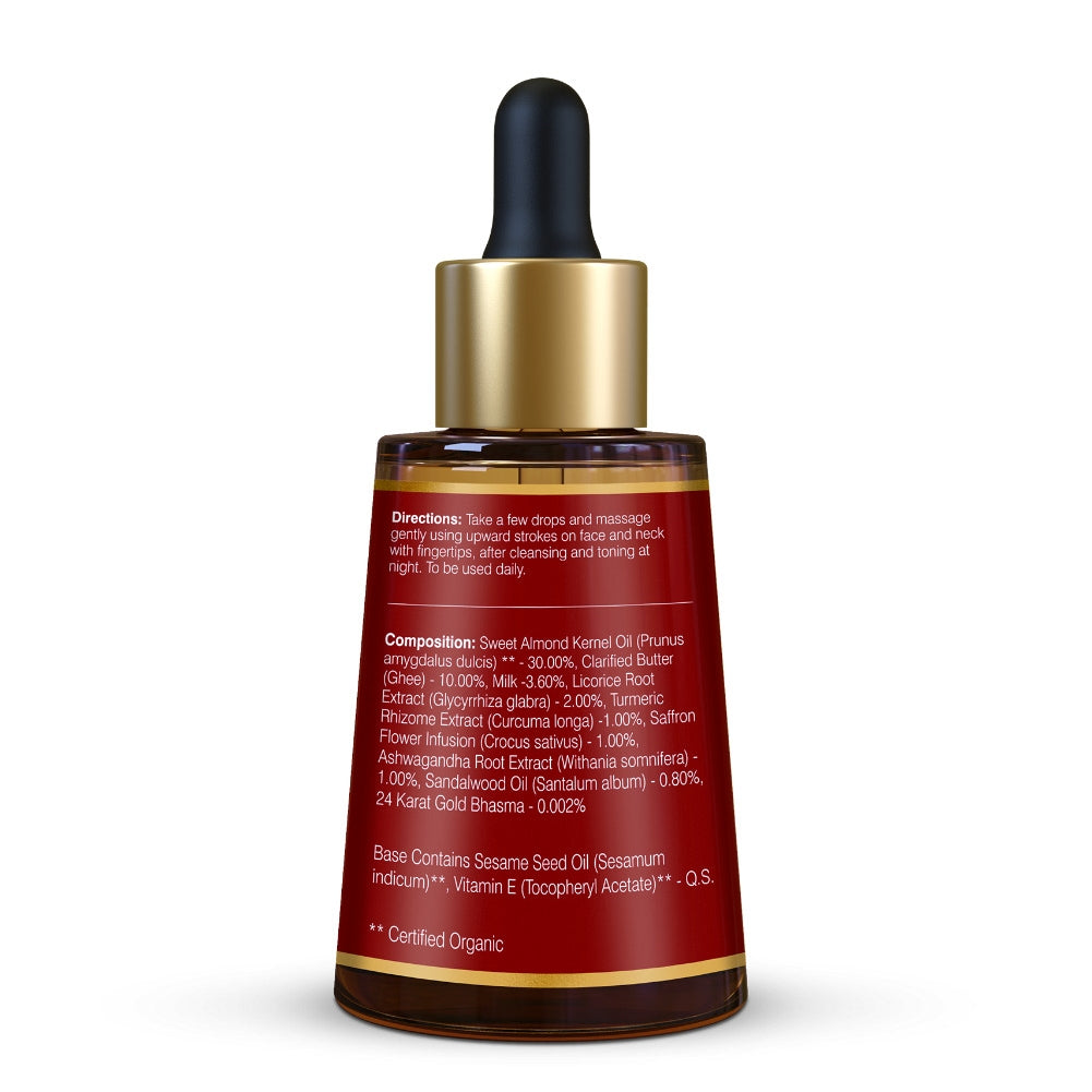 Forest Essentials Advanced Soundarya Age Defying Facial Serum With 24K Gold