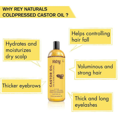 Rey Naturals Castor Oil