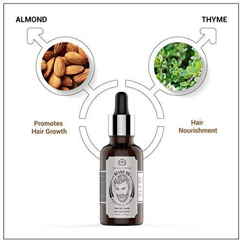 The Man Company Beard Growth Oil With Almond & Thyme