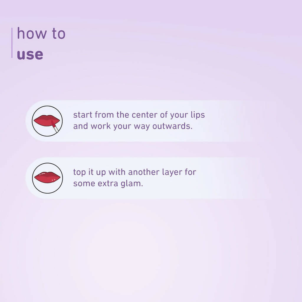 Plum Glassy Glaze Lip Lacquer 3-in-1 Lipstick + Lip Balm + Gloss 10 Pinot Passion