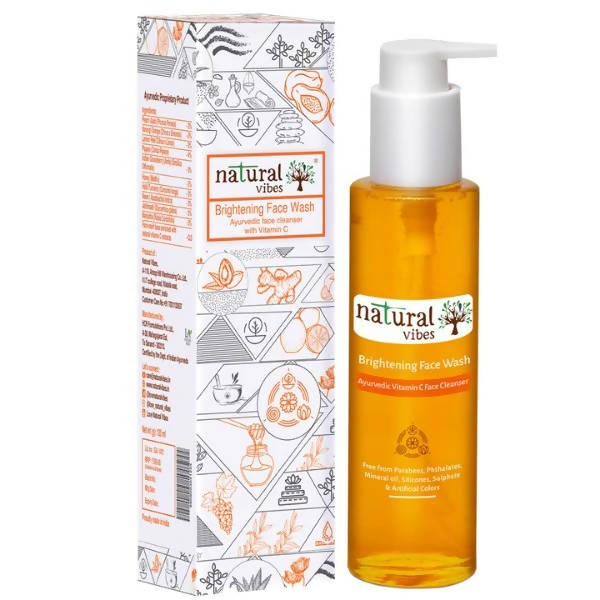 Natural Vibes Ayurvedic Vitamin C Brightening Face Wash