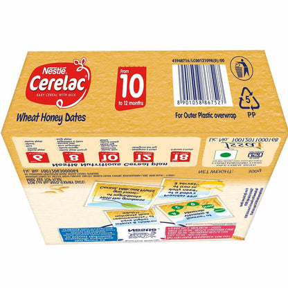 Nestle Cerelac Baby Cereal with Milk - Wheat Honey Dates