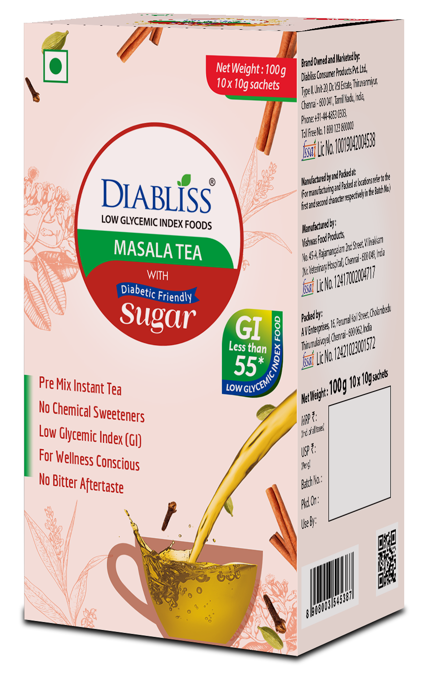 Diabliss Masala Tea With Herbal Extract Blend