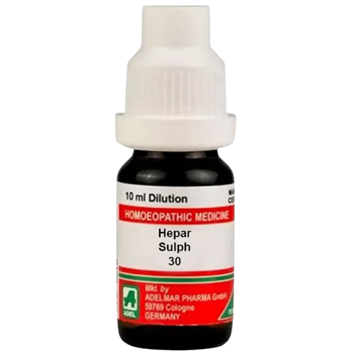 Adel Homeopathy Hepar Sulph Dilution - usa canada australia