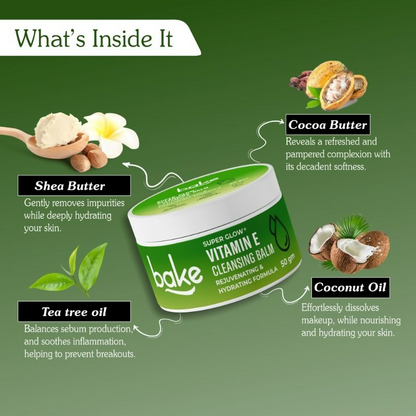 Bake Super Glow+ Vitamin E Cleansing Balm