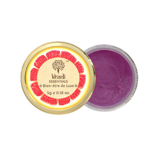 Khadi Essentials Wine Grapefruit Lip Balm - BUDEN