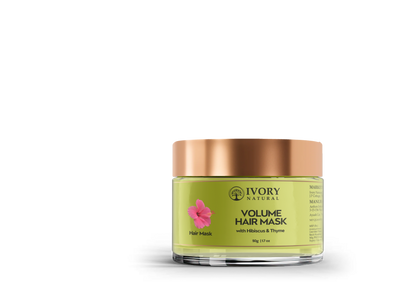 Ivory Natural Hair Volume Mask - Hair Volume And Length For Both Men & Women