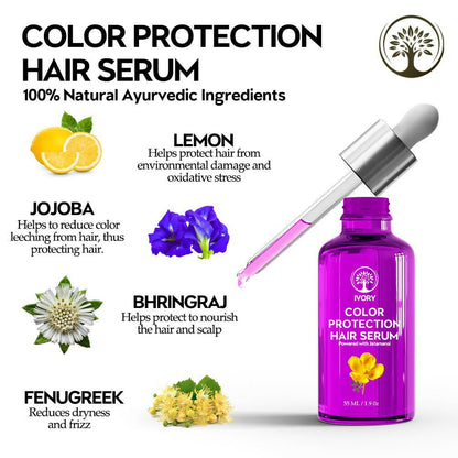 Ivory Natural Color Protection Hair Serum Potent Serum To Protect Your Hair