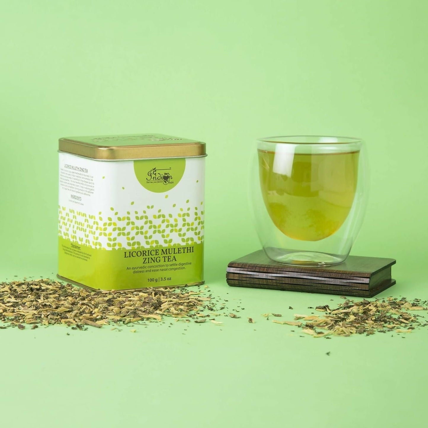 The Indian Chai - Licorice Mulethi Zing Ayurvedic Tea
