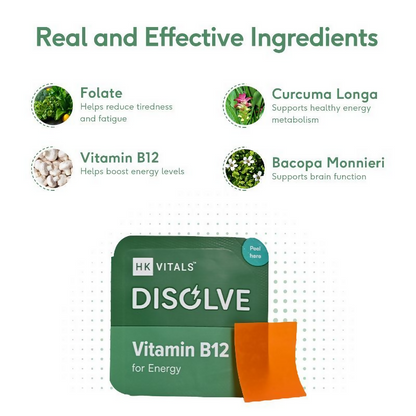 HK Vitals Disolve Vitamin B12 - Orange Flavour