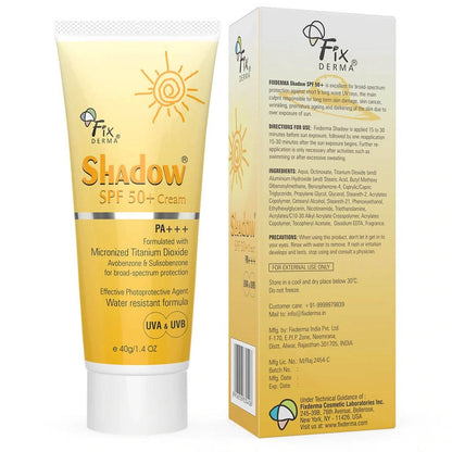 Fixderma Shadow SPF 50+ Cream For Dry Skin