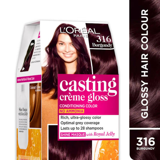 L'Oreal Paris Casting Creme Gloss Conditioning Hair Color - 316 Burgundy