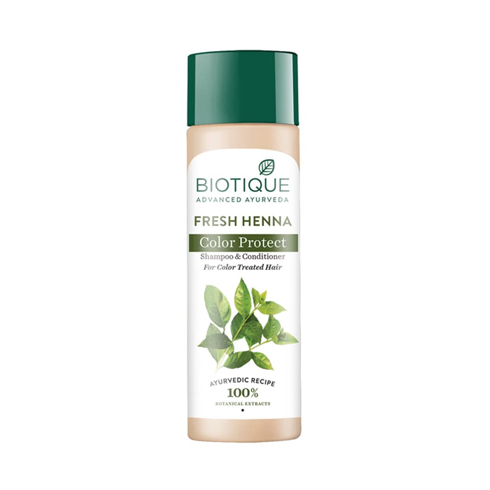 Biotique Bio Henna Leaf Fresh Texture Shampoo and Conditioner - Buy in USA AUSTRALIA CANADA