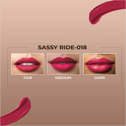 Colorbar Powerkiss Vegan Matte Lipcolor- Sassy Ride