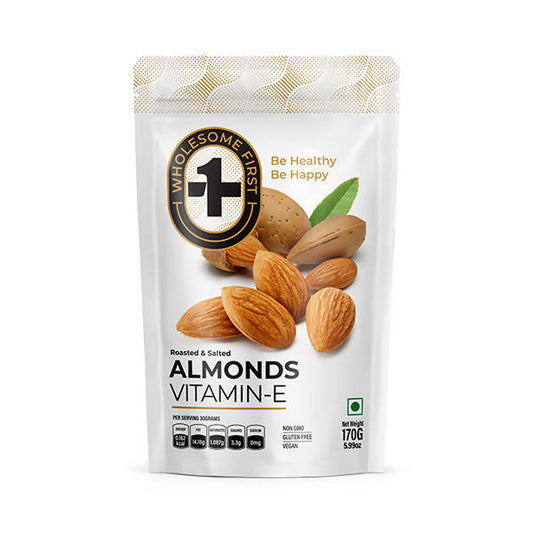 Wholesome First Roasted & Salted Almonds - BUDNE