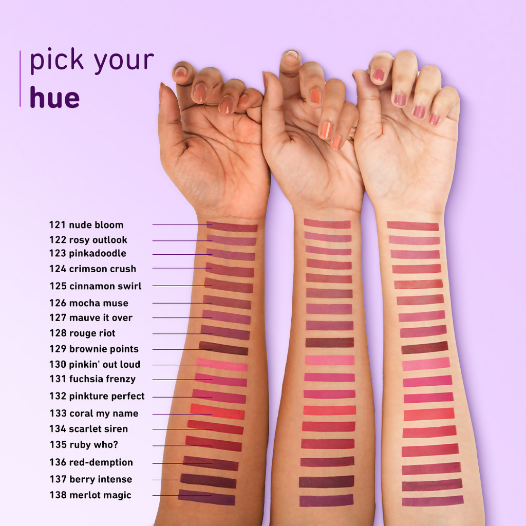 Plum Butter Cr??me Matte Lipstick Pinkture Perfect - 132 (Magenta Pink)