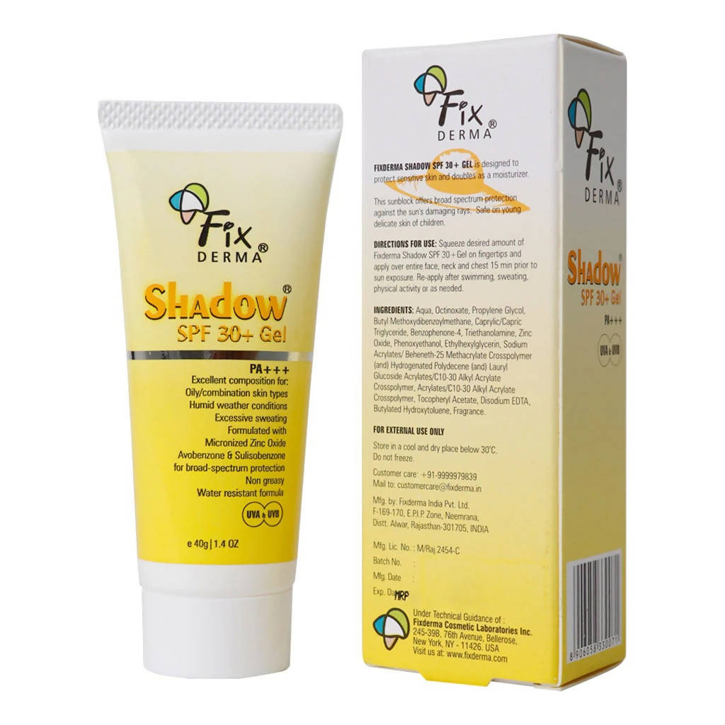 Fixderma Shadow SPF 30+ Sunscreen Gel - BUDNE