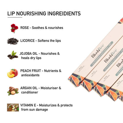 BlushBee Organic Beauty Lip Nourishing Liquid Lipstick - Reddish Maroon