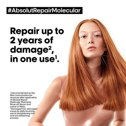 L'Oreal Paris Absolut Repair Molecular Deep Repairing Leave-In Cream For Damaged Hair