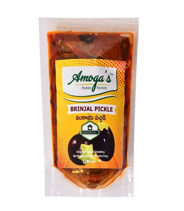 Amoga's Pickles Factory Brinjal Pickle Andhra Style - BUDNE