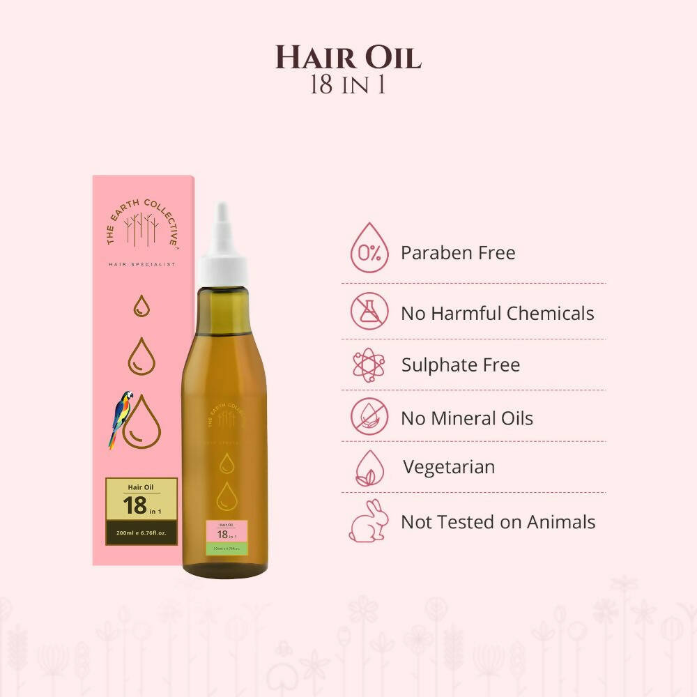 The Earth Collective 18 In 1 Hair Oil