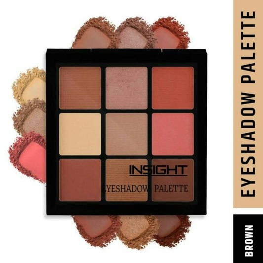 Insight Cosmetics 9 Color Eyeshadow Pallate - Brown