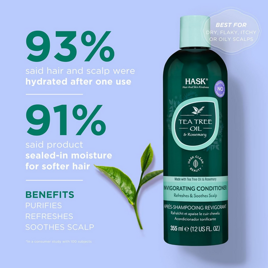 HASK Tea Tree Oil & Rosemary Invigorating Conditioner