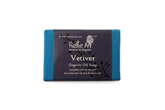 Rustic Art Vetiver Organic Oil Soap