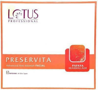 Lotus Professional Preservita Advanced Anti-Blemish Facial Kit-Papaya Marmalade - BUDNEN