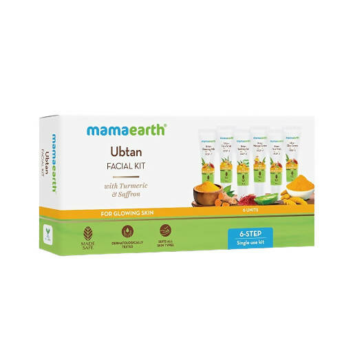Mamaearth Ubtan Facial Kit with Turmeric & Saffron for Glowing Skin - buy in USA, Australia, Canada