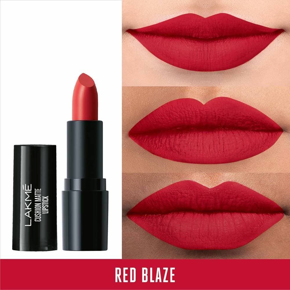 Lakme Cushion Matte Lipstick - Red Blaze