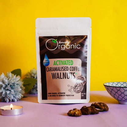 D-Alive Honestly Organic Activated Caramelised Coffee Walnuts