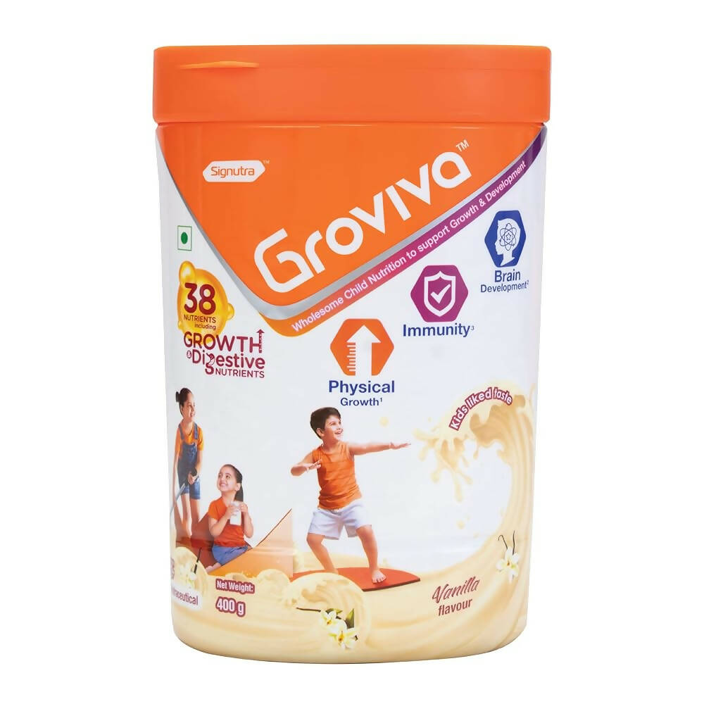 Groviva Child Nutrition Supplement - Vanilla -  USA, Australia, Canada 
