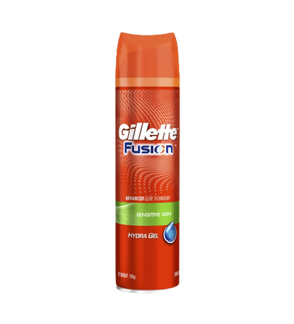 Gillette Fusion Hydra Gel Sensitive Skin Shave Gel - usa canada australia