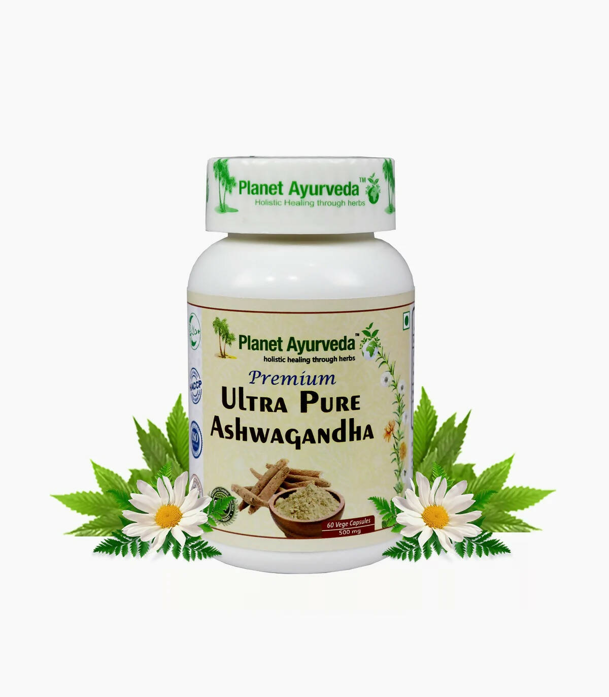 Planet Ayurveda Premium Ultra Pure Ashwagandha Capsules