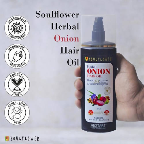 Soulflower Herbal Onion Hair Growth Oil