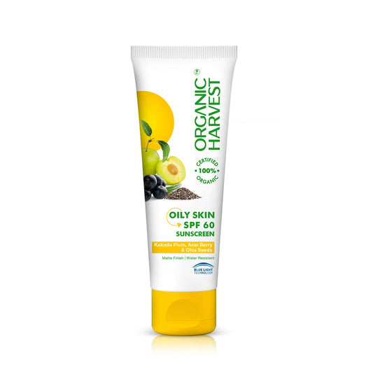 Organic Harvest Sunscreen - For Oily Skin SPF 60 - BUDEN