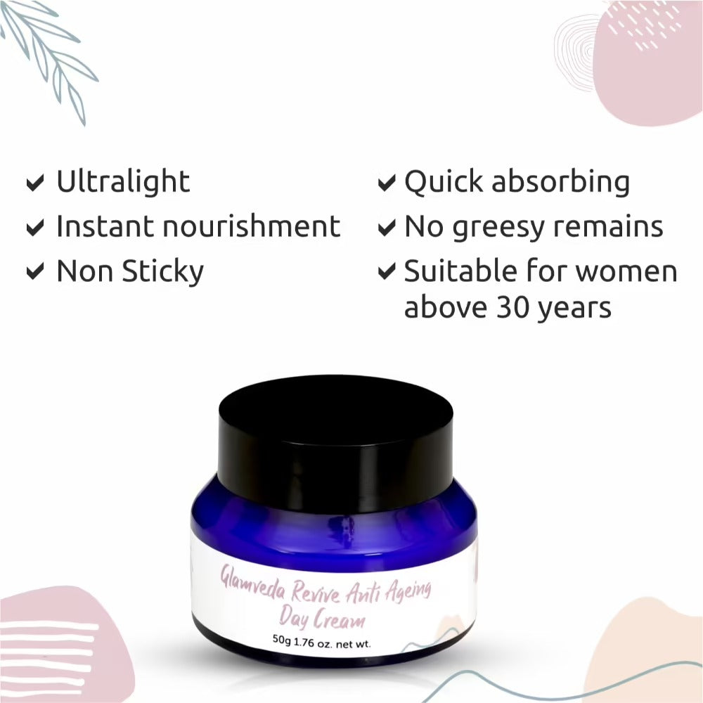 Glamveda Revive Anti Ageing Day Cream