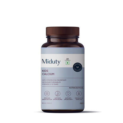 Miduty by Palak Notes Kids Calcium Chewables -  USA, Australia, Canada 