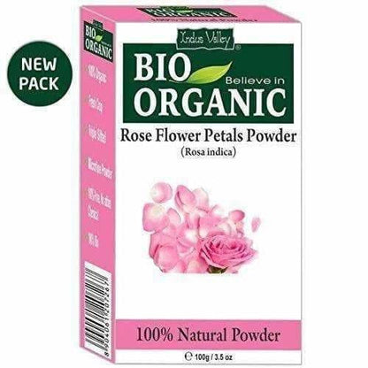 Indus Valley Bio Organic Rose Petals Powder