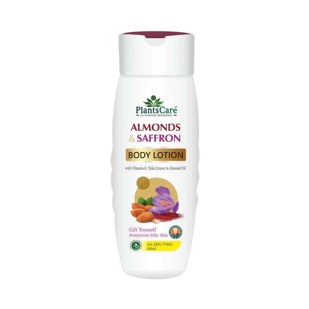 Plants Care Almond & Saffron Body Lotion - BUDNEN