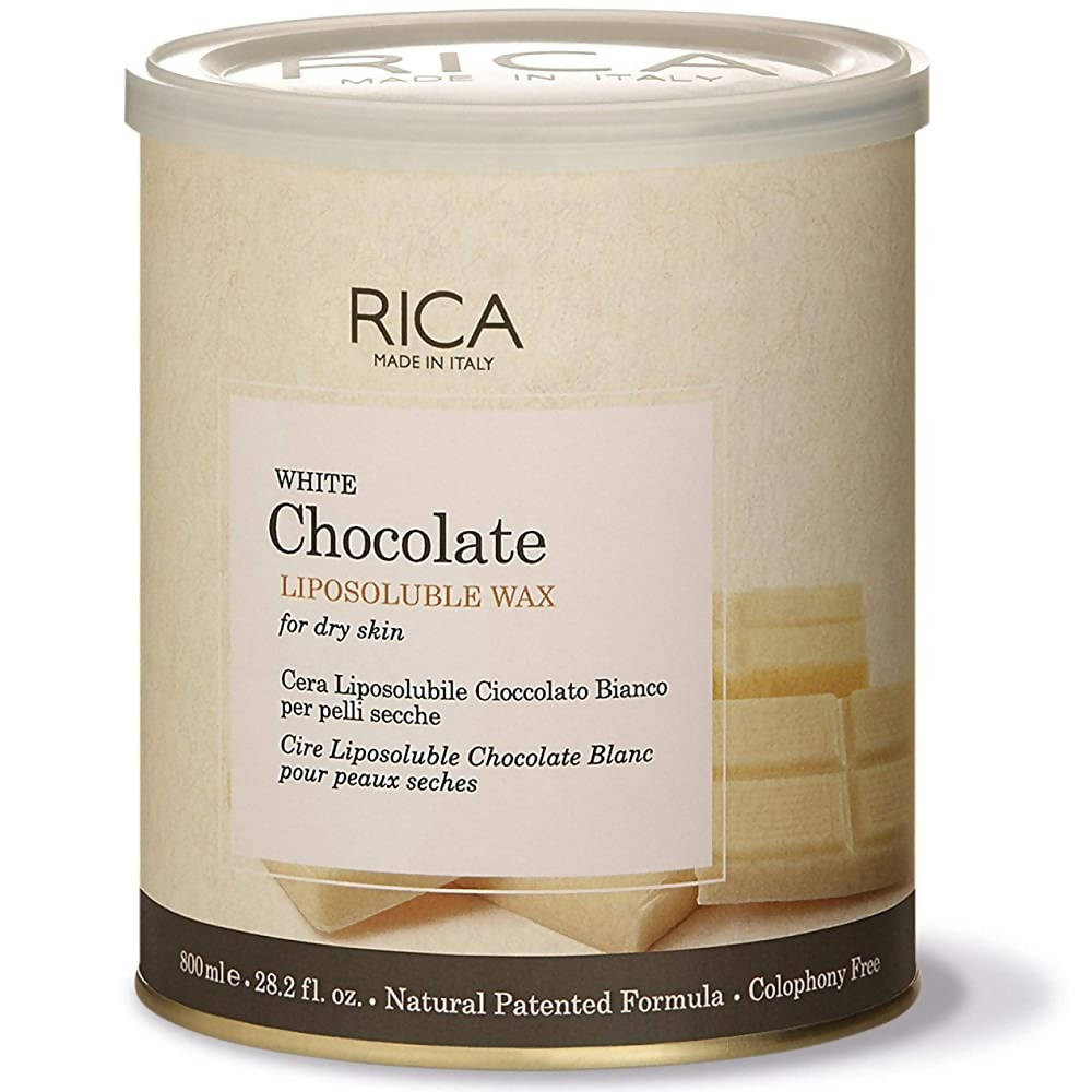 Rica White Chocolate Liposoluble Wax for Dry Skin - BUDNE