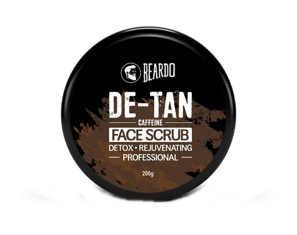 Beardo De-Tan Caffeine Face Scrub - BUDNE