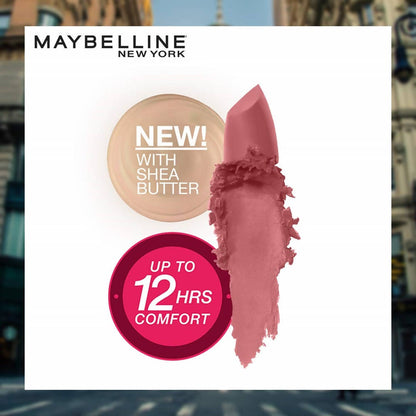 Maybelline New York Color Sensational Creamy Matte Lipstick / 507 Almond Pink