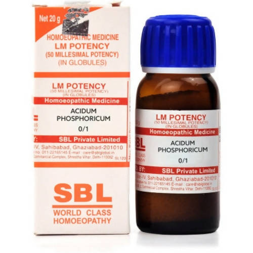 SBL Homeopathy Acidum Phosphoricum LM Potency 0/1